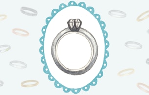 婚約指輪デザイン画像　ソリティア