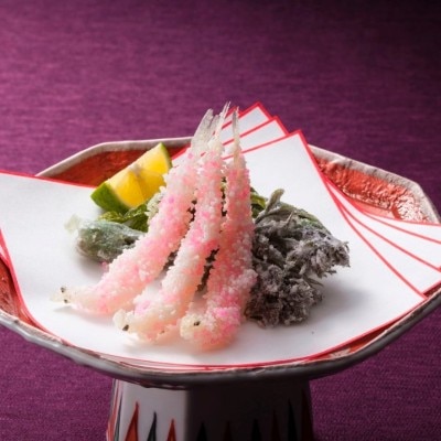揚げたての天麩羅で旬のおもてなし<br>【料理・ケーキ】日本ならではの、四季折々の食材が織り成す本格和食フルコース