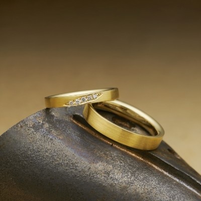 【手作り結婚指輪１２】ワックスコース（ストレート）
