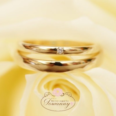 イエローゴールドの結婚指輪