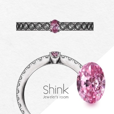 Jeweler's room Shink｜ピンクダイヤモンドの婚約指輪