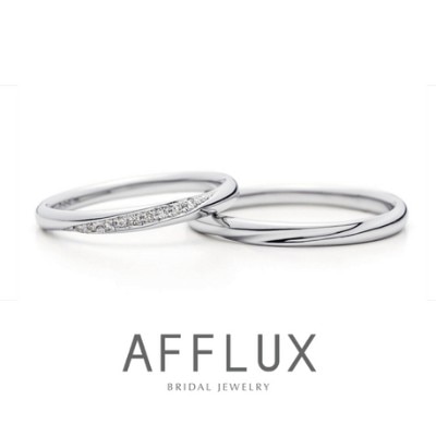 【AFFLUX】繊細なダイヤモンドの流れが美しいデザイン　AYA