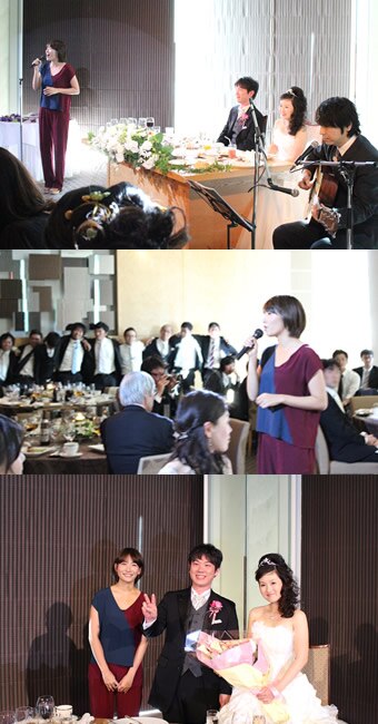 ウエディングイベント プレゼント レポート マイナビウエディングのcmソングを歌う安田奈央さんが披露宴で熱唱