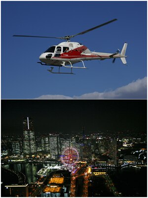 ヘリで横浜港上空600メートル 夜景を眺めながらプロポーズされるなんて ウェディングの最新情報をお届け ブライダルニュース マイナビウエディング
