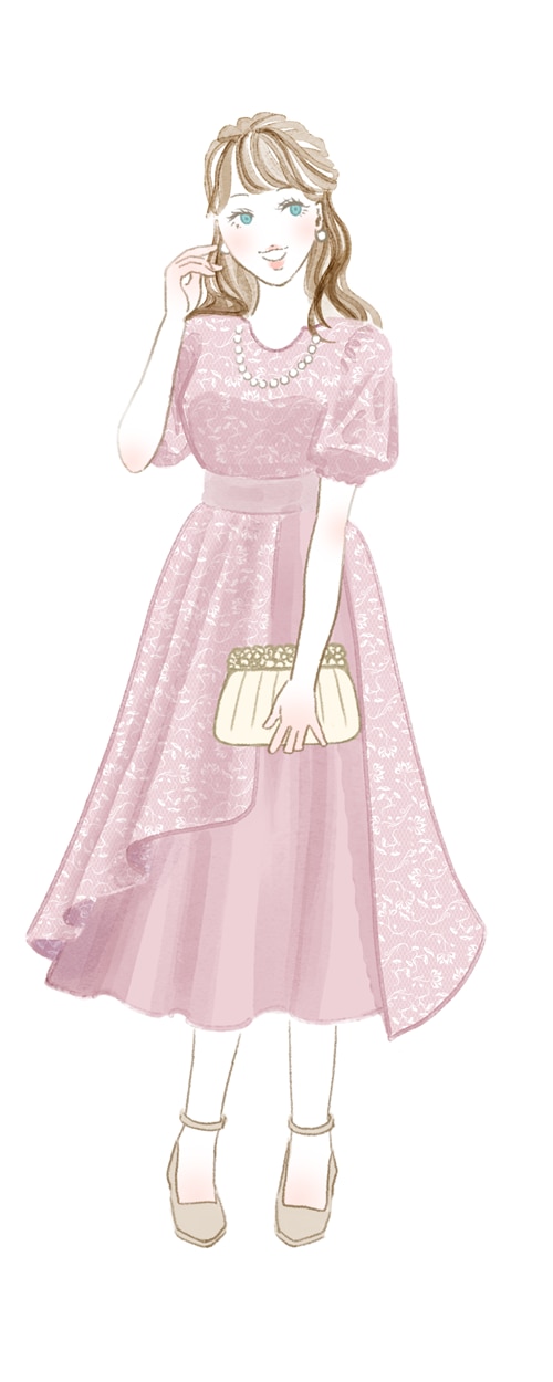 20代女性ゲストの服装