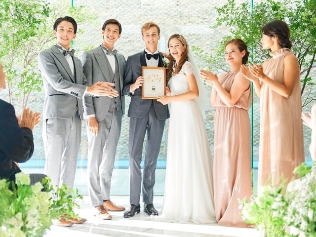 人前式の人気演出 誓いの言葉 の例文紹介 オリジナルの構成で笑顔いっぱいの結婚式を マイナビウエディングpress