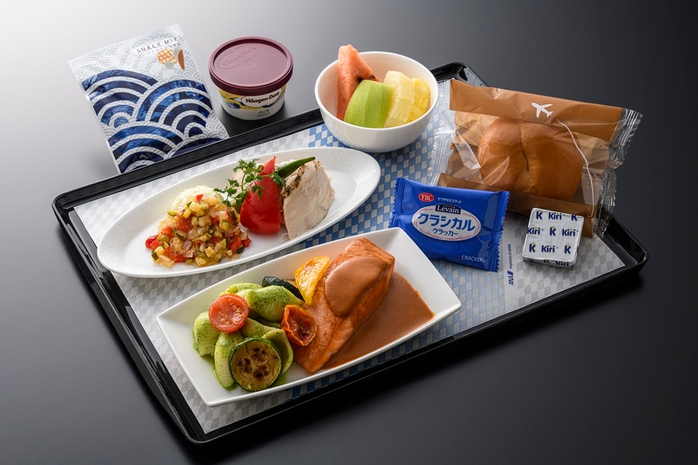 ANA「FLYING HONU(フライングホヌ)」プレミアムエコノミー_機内食