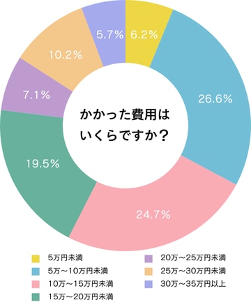 グラフ（かかった費用はいくらですか？