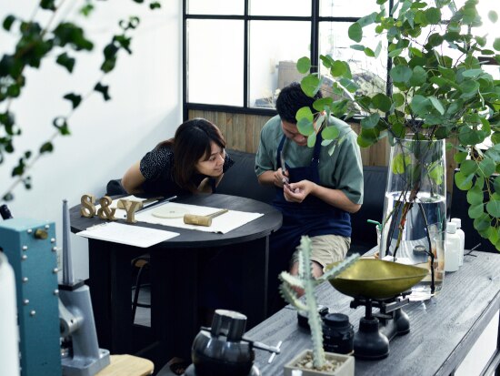 横浜の手作り結婚指輪「renri」のアトリエが広くなって新オープン! 完全予約制の個室でゆったりと♪