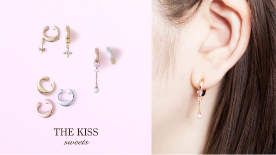 The Kiss から ピアス穴がなくてもピアスを飾って着けられるイヤリング が発売 結婚指輪 婚約指輪の最新情報をお届け ジュエリーニュース 結婚指輪 婚約指輪 マイナビウエディング