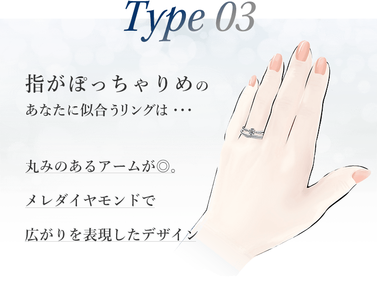 あなたにの指にピッタリなブライダルリングはどれ 指のカタチのお悩み別ブライダルリング診断 Pr 結婚指輪 婚約指輪 マイナビウエディング