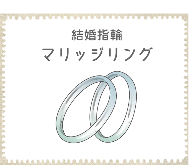 結婚指輪 婚約指輪をイラストから見つける 結婚指輪 婚約指輪 マイナビウエディング