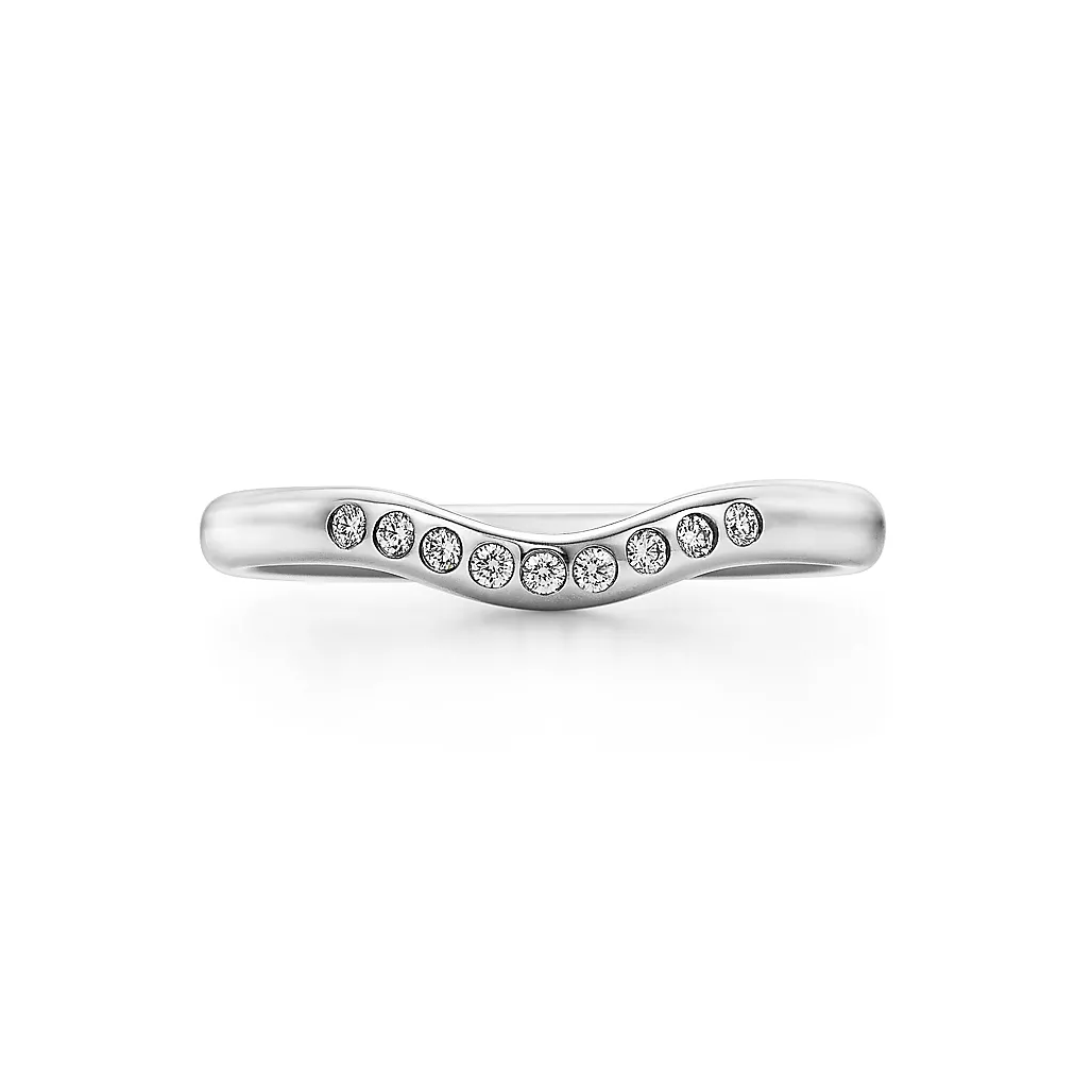 エルサ・ペレッティ™ カーブド バンドリング ダイヤモンド(1)―Tiffany & Co.(ティファニー)