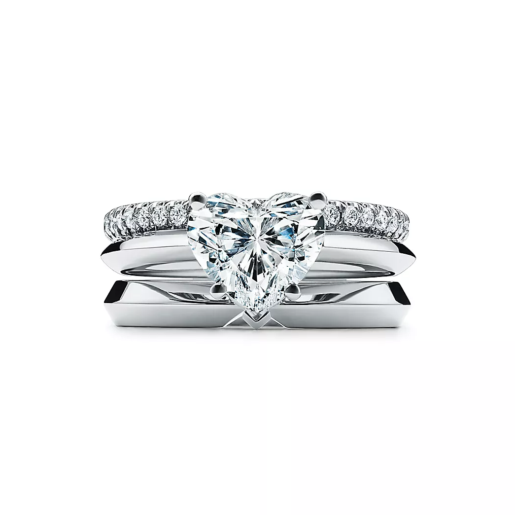 ハートシェイプ ダイヤモンド エンゲージメント リング(4)―Tiffany & Co.(ティファニー)
