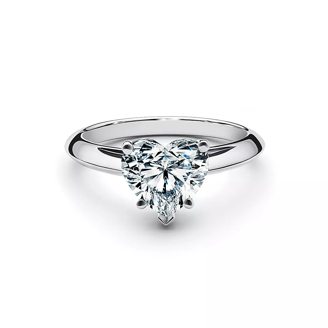 ハートシェイプ ダイヤモンド エンゲージメント リング(1)―Tiffany & Co.(ティファニー)