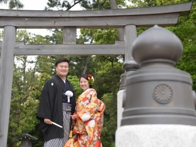 挙式のみ 一生に一回の結婚式を日本の文化 和 で叶える 30名39万円プラン 寒川神社参集殿 マイナビウエディング