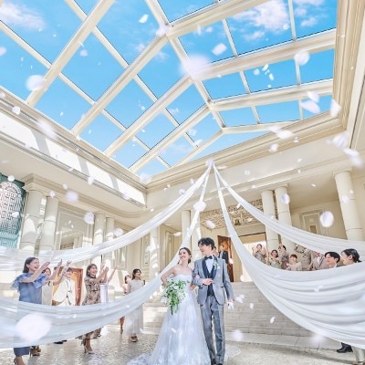<br>【挙式】チャペルでの結婚式の後はゲストとアフターセレモニーを♪