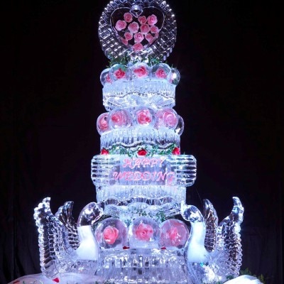 <br>【料理・ケーキ】氷彫刻
