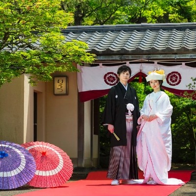 世界都市景観賞に認定された格式ある門構え。日本の粋と美意識に彩られた祝宴舞台<br>【外観】外観