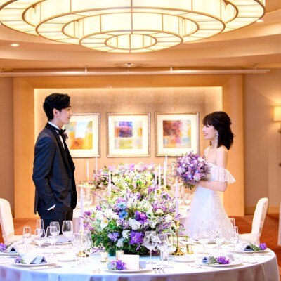 <br>【披露宴】オーロラ　～華やかで優雅な、寛ぎの邸宅風ウエディングを～　(～70名)