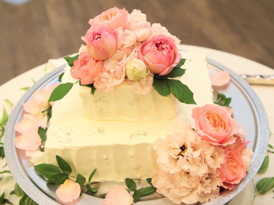 料理 ケーキ ウエディングケーキのフォト 写真25枚 ホテルプラザ勝川 マイナビウエディング