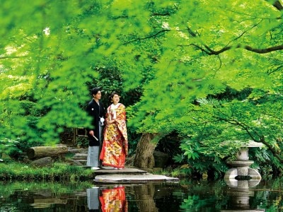 400年の歴史を誇る日本庭園
