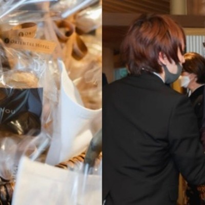 オリエンタルホテル神戸の人気のお菓子「ハートパイ」を取り寄せ

ゲストおひとりおひとりへプレゼントしながら お見送りされました