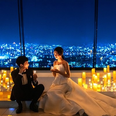 <br>【挙式】『Night Wedding』着席～122名