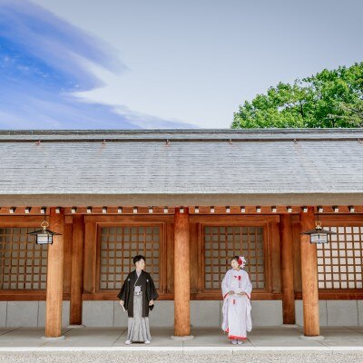 北海道神宮をはじめとする札幌市内近郊の神社との組み合わせが可能<br>【挙式】神社【北海道神宮など近郊神社での神前式】