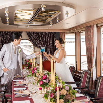 <br>【披露宴】【東京湾を臨む感動的な結婚式を】一船貸し切り～プライベートデッキ付き
