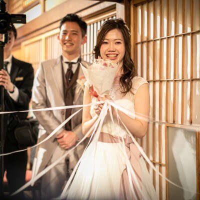 ブーケプルズでゲストとふれあいの時間を。
