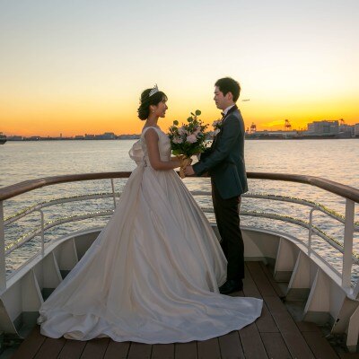 ふたりの「想い出の場所」で夢を叶えることができました。<br>【挙式】【東京湾を臨む感動的な結婚式を】<br><a href='/sp/wedding/people/4085/13123/' class='link2'>この先輩カップルの体験レポートを見る</a>