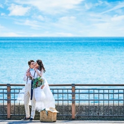 海外リゾート風の写真もアートグレイスならでは<br>【外観】最高の景色を背景に海外ウェディングを思わせるフォトツアー