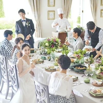 <br>【披露宴】【披露宴】＊10名～30名までOK＊ご家族＆ご友人とアットホームに過ごす少人数パーティにおすすめ