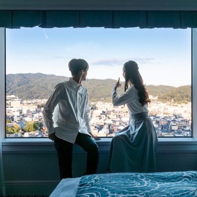 結婚式当日の夜はゲストルームでゆったりと夢のような時間を<br>【付帯設備】結婚式当日の夜は夢のようなひとときを