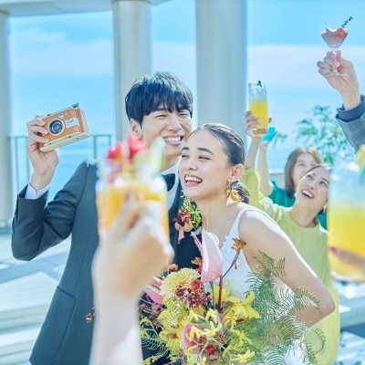 ＼結婚式場見学1軒目はグランドハウスがお得／<br>【庭】Sky Terrace