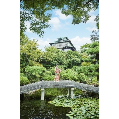 まるでお城のような本館をバックに、四季折々の美しさを見せる庭園で前撮りもオススメ<br>【庭】ガーデン＆日本庭園