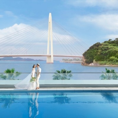 <br>【庭】空と海を独占して上質なパーティを