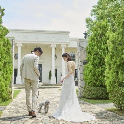 <br>【付帯設備】【ペットウエデイング】「愛犬と一緒に結婚式をしたい」というお声に応えた、ペットと一緒のウエディング
