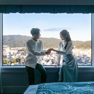 結婚式当日の夜はゲストルームでゆったりと夢のような時間を<br>【付帯設備】結婚式当日の夜は夢のようなひとときを