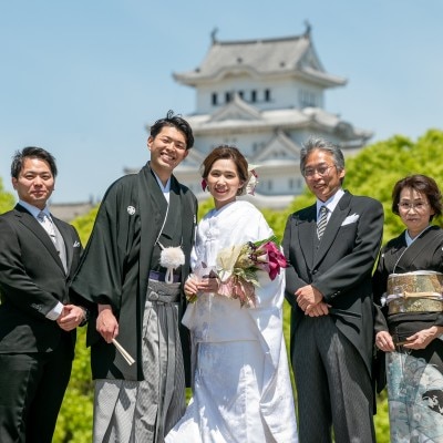 <br>【挙式】厳かに執り行われる神聖な本殿での神前式