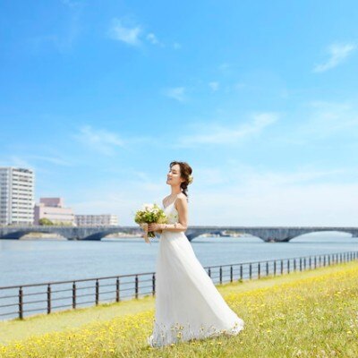  国指定重要文化財「万代橋」と、信濃川を背景に。新潟らしい趣ある写真が残せる<br>【ドレス・和装・その他】その他