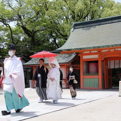 福岡の和婚<br>【挙式】福岡の神社での和婚・挙式もお手伝いさせて頂きます！