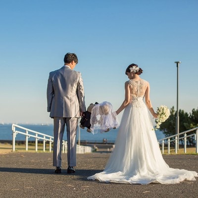 ロケーションフォトで当日とは異なる雰囲気を！