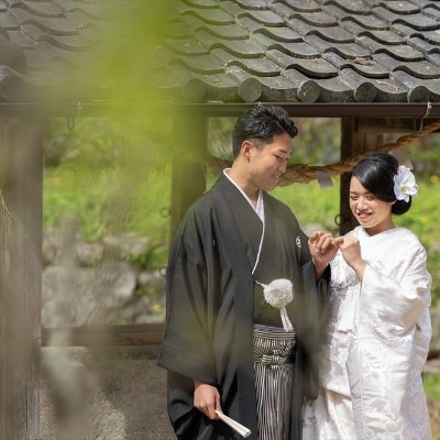 ゆっくりと時間が流れる城下町・丹波篠山で日本の美しさに触れる結婚式がかなう<br>【ドレス・和装・その他】前撮り