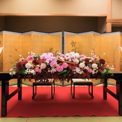 <br>【披露宴】日本料理　花城　●収容人数／着席   4名 ～ 40名