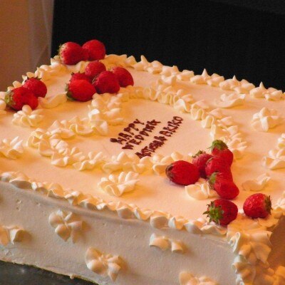 <br>【料理・ケーキ】専属パティシエのオリジナル生ケーキ