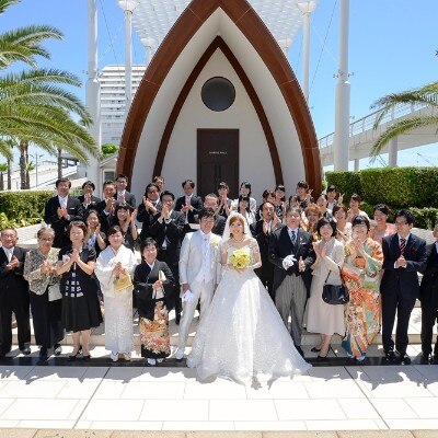 <br>【挙式】圧巻の天井高と木のぬくもりに包まれるマリンホール<br><a href='/sp/wedding/people/2187/4594/' class='link2'>この先輩カップルの体験レポートを見る</a>