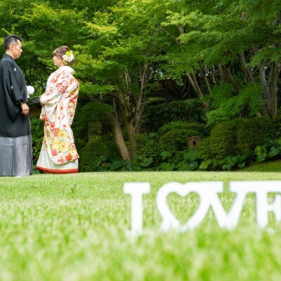<br>【ドレス・和装・その他】緑豊かな駿府公園でのロケーションフォトで、ステキな写真を残して