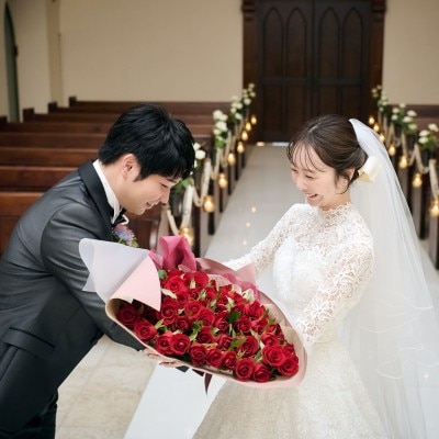 <br>【挙式】【教会口コミ１位】専任牧師が贈る、心温まる教会式。挙式の意味を重んじた本物の誓い（2～90名）